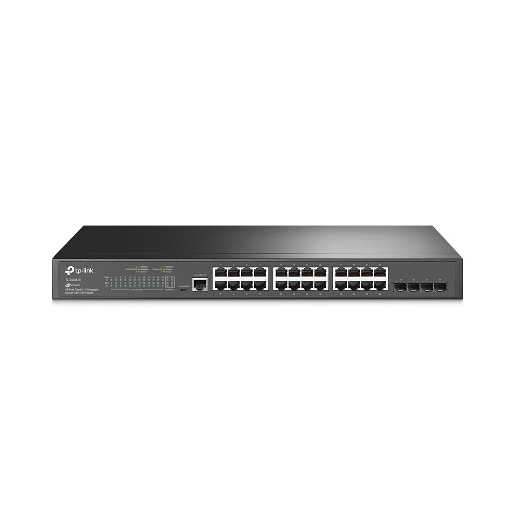 A Photo Of TP-Link TL-SG3428 - JetStream 24-Port Gigabit L2 Managed Switch with 4 SFP Slots