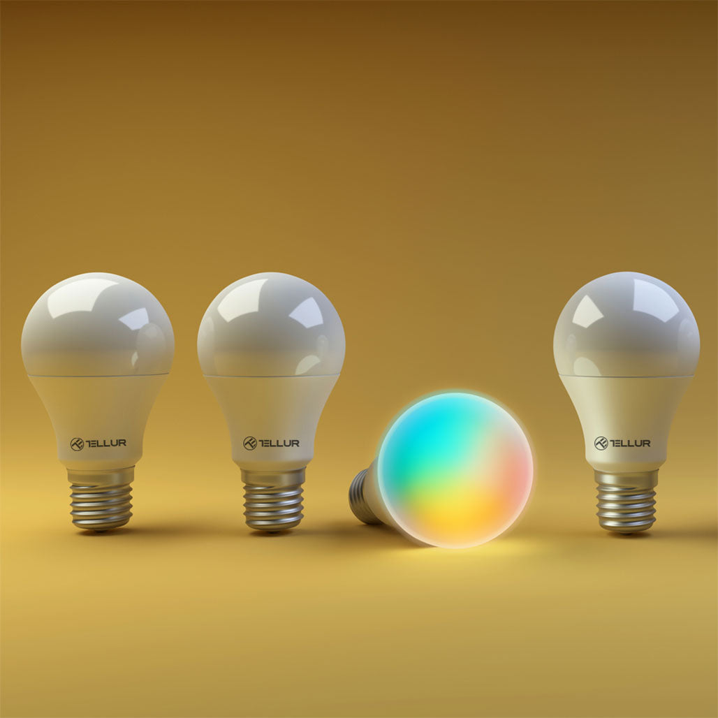 A Photo Of Tellur WiFi Bulb E27 10W White/RGB Dimmable