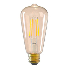 A Photo Of Tellur WiFi Smart Filament Bulb E27 6W Amber