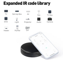 Tellur Smart IR WiFi Remote Control & Temperature and Humidity Sensor – Universal Infrared Controller with Voice and App Control