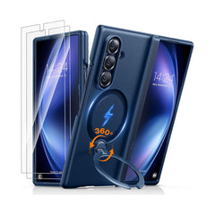 A Photo Of TORRAS Ostand Spin Magnetic Case for Samsung Z Fold 7 - Includes 2 Screen Protectors