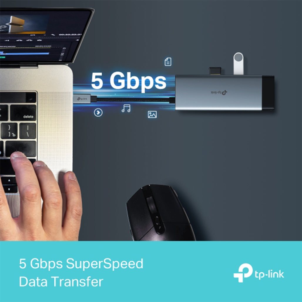 A Photo Of TP-Link USB Type-C 6 in 1 Hub