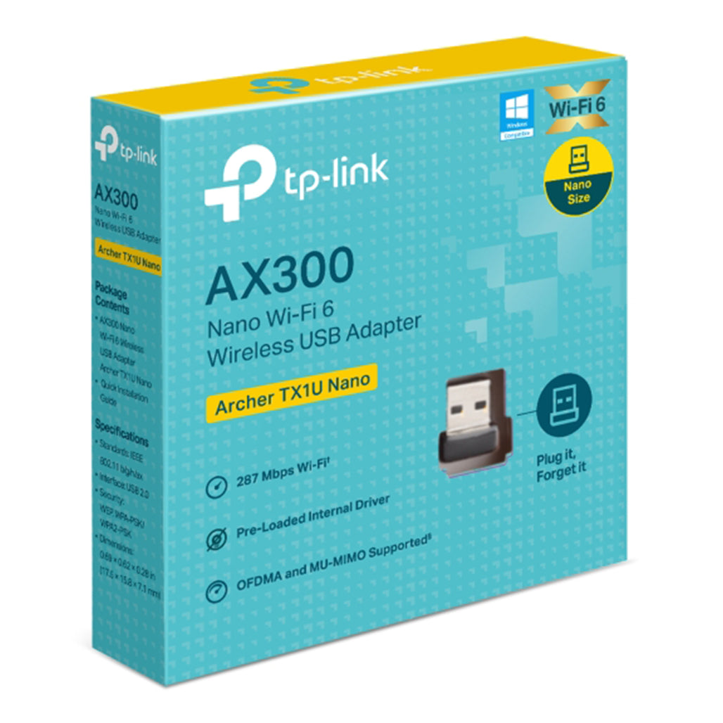 A Photo Of TP-Link AX300 Nano Wi-Fi 6 Wireless USB Adapter