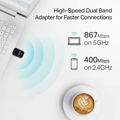A Photo Of TP-Link Archer T3U - AC1300 Dual Band USB WiFi Adapter