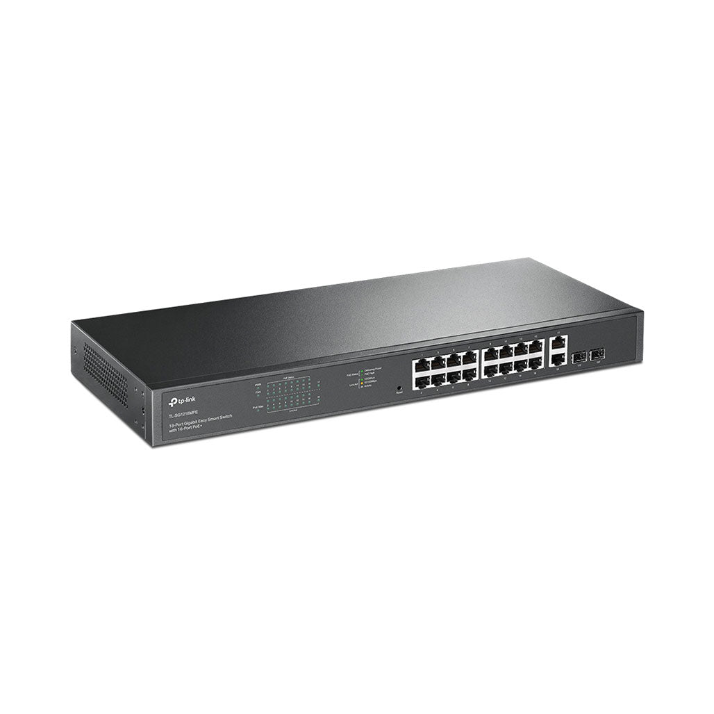 A Photo Of TP-Link TL-SG1218MPE - 18-Port Gigabit Easy Smart Switch with 16 PoE+ Ports