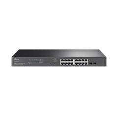 A Photo Of TP-Link TL-SG2218P - JetStream 18-Port Gigabit Smart Switch with 16 PoE+ Ports and Omada SDN Integration