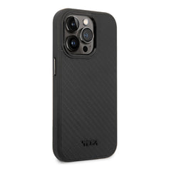 A Photo Of Tumi HC Aluminum Carbon Pattern Case for iPhone 14 Pro Max