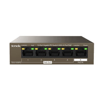 Tenda TEG1105PD 5-Port Gigabit PoE Switch – 4 PoE Out + PoE In, 30W Budget