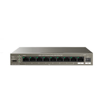 Tenda TEG1110PF-8-120W 10-Port Gigabit Smart PoE Switch – 8 PoE Ports + Uplink + AI Power Management