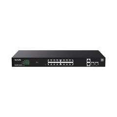 A Photo Of Tenda TEG2220P-16-250W Cloud-Managed 20-Port Gigabit PoE Switch – 16 PoE Ports + 2 SFP Uplinks