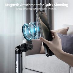 A Photo Of Telesin Magnetic Floor Stand for Mobile Video & Live Streaming
