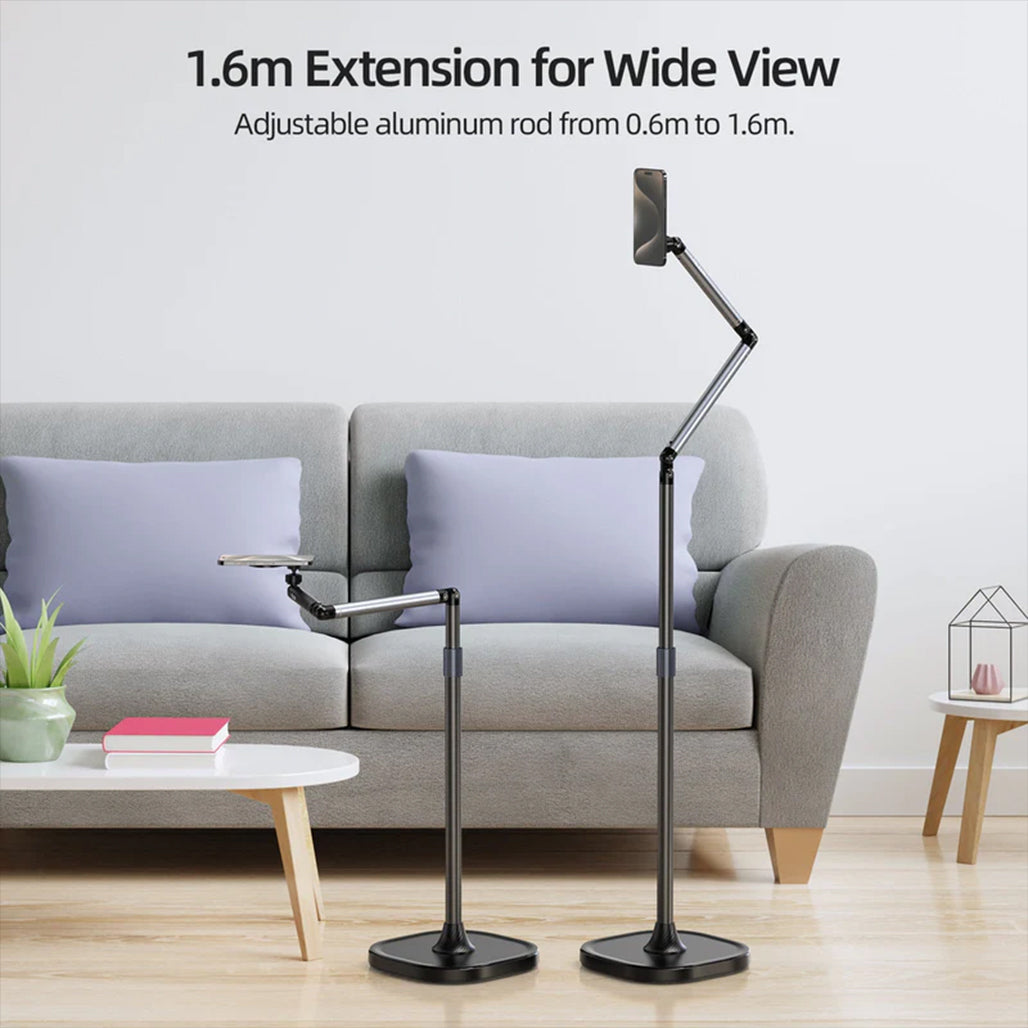A Photo Of Telesin Magnetic Floor Stand for Mobile Video & Live Streaming