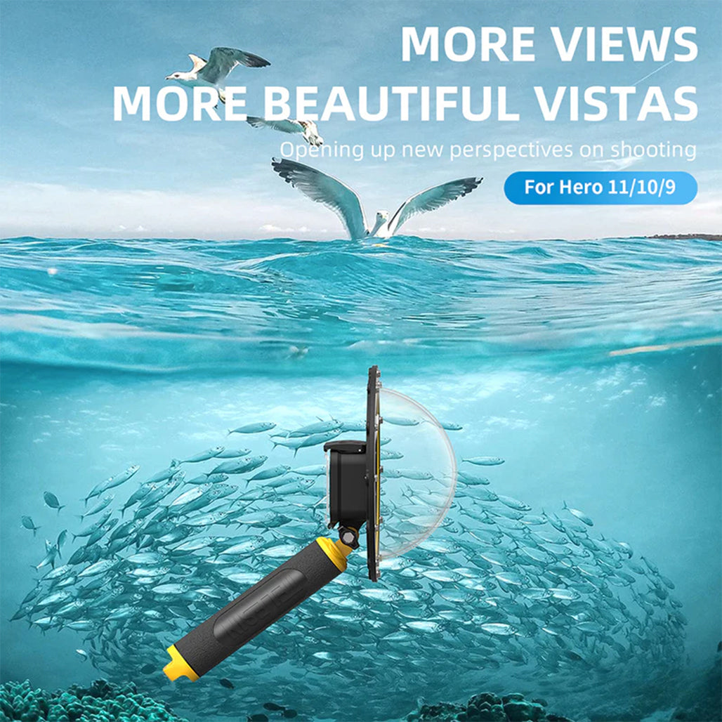 A Photo Of Telesin Waterproof Dome Port for GoPro HERO 9/10/11/12/13