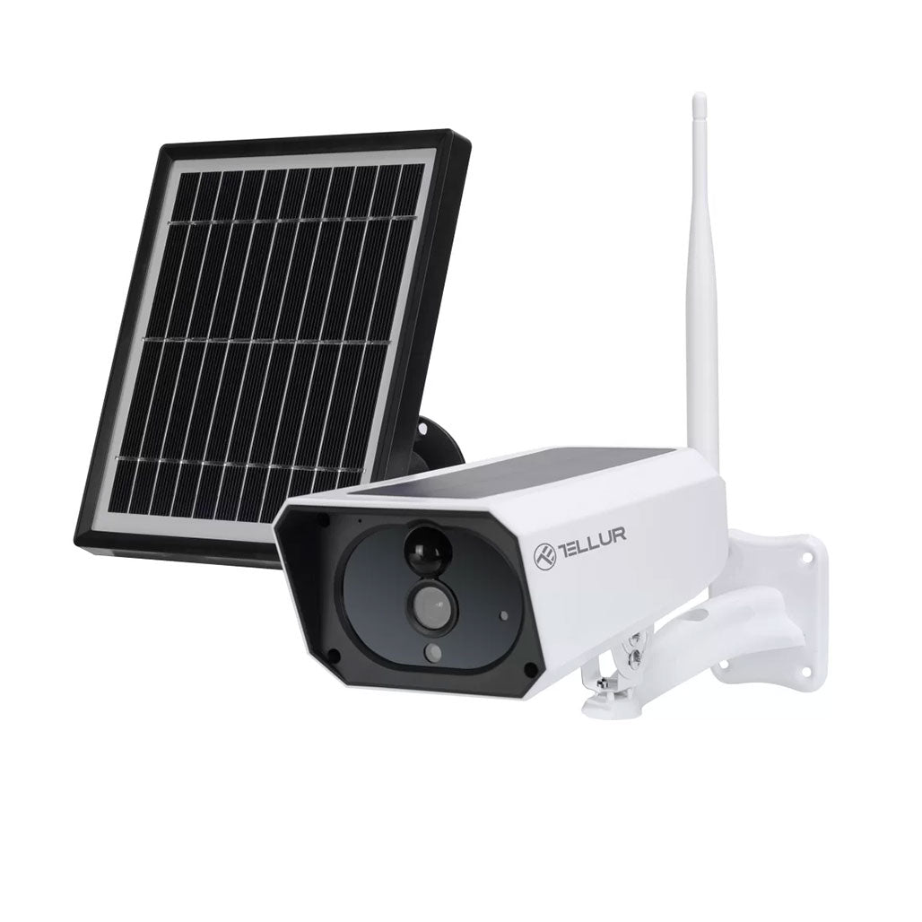 A Photo Of Tellur WiFi Solar Camera 1080P - White