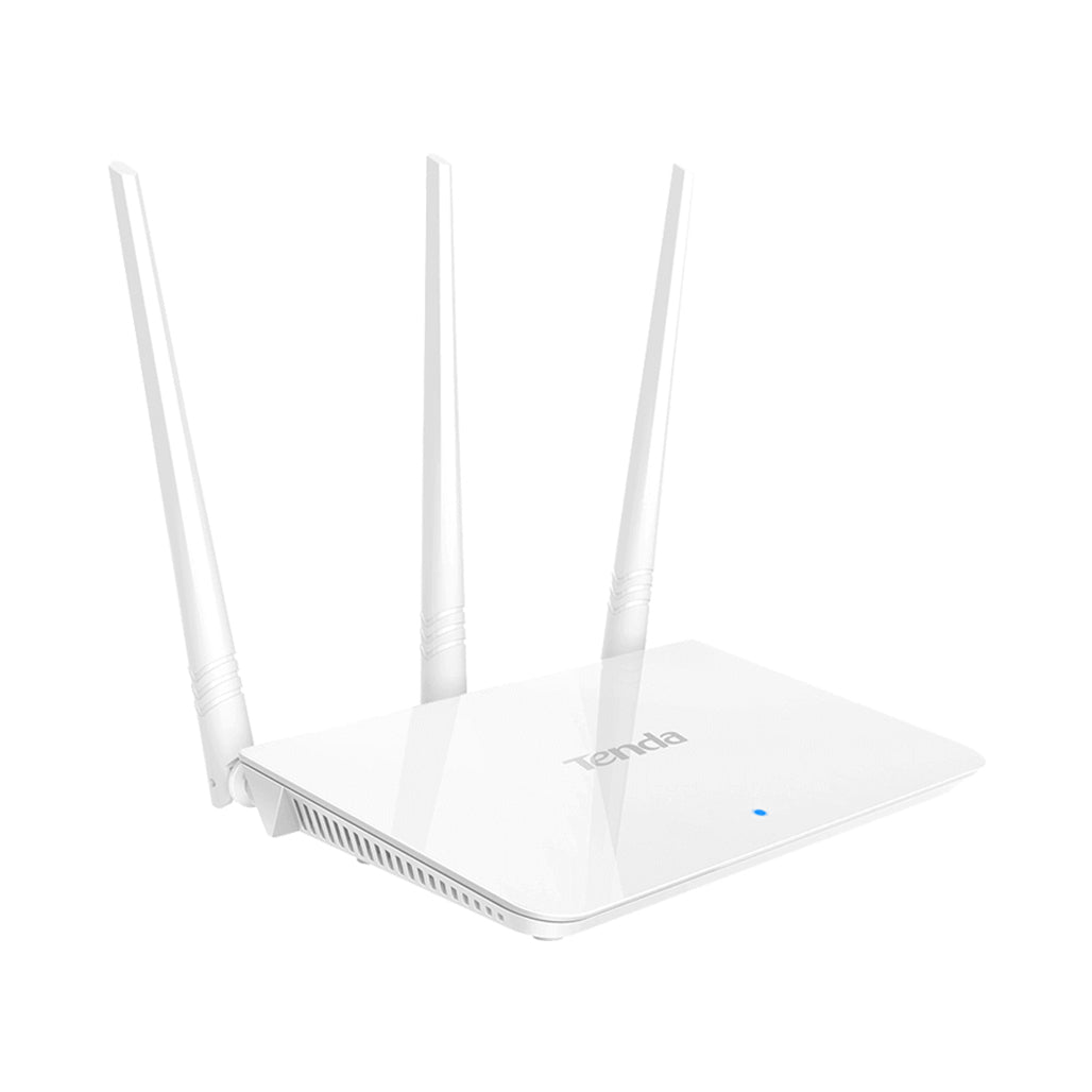 A Photo Of Tenda F3 N300 2.4GHz Wireless Router (300 Mbps, 3×5 dBi Antennas)