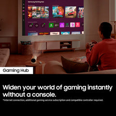 A Photo Of Samsung The Freestyle 2nd Gen Projector with Gaming Hub