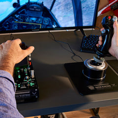 A Photo Of Thrustmaster HOTAS Warthog Flight Stick – Precision and Realism for Flight Sim Enthusiasts