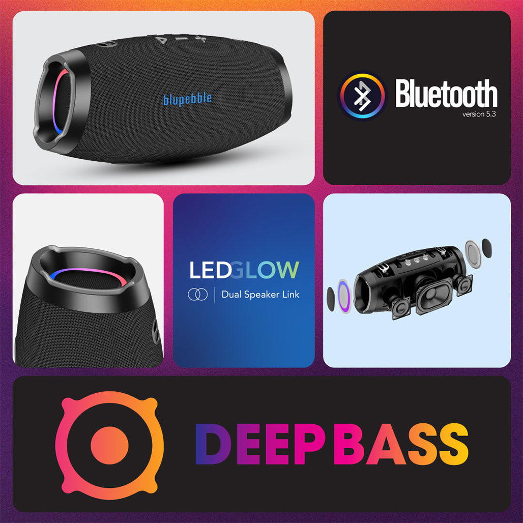 A Photo Of Blupebble ThunderSpark - Portable Speaker