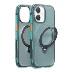 A Photo Of Torras Ostand Q3 Air for iPhone 17 Series | MagSafe-Compatible Case with 360° Spin Stand & Airbag Protection