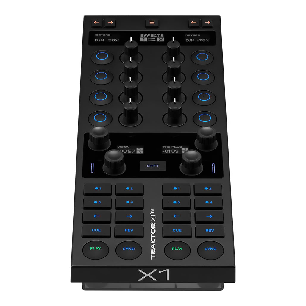 A Photo Of Native Instruments Traktor X1 MK3 – Portable DJ Controller with OLED Displays and Traktor Pro 4