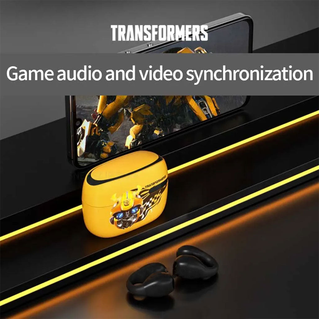 A Photo Of Transformers TF-T05 - Bluetooth 5.3 TWS Wireless Gaming Headset