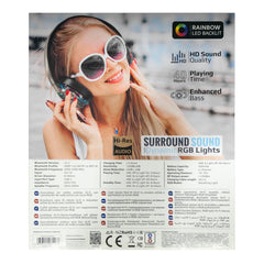 A Photo Of Promate Transtune - ANC Wireless Headphones with RGB Lights | Silver