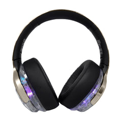 A Photo Of Promate Transtune - ANC Wireless Headphones with RGB Lights | Gunmetal