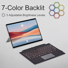 A Photo Of Microsoft Surface Pro - Portable Slim Bluetooth Keyboard - Compatible with Surface Pro 3/4/5/6/7/7+