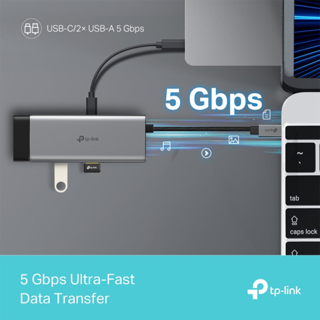 A Photo Of TP-Link USB Type-C 5 in 1 Hub