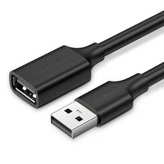 A Photo Of UGREEN USB 2.0 Extension Cable USB-A Male to USB-A Female 2m Black