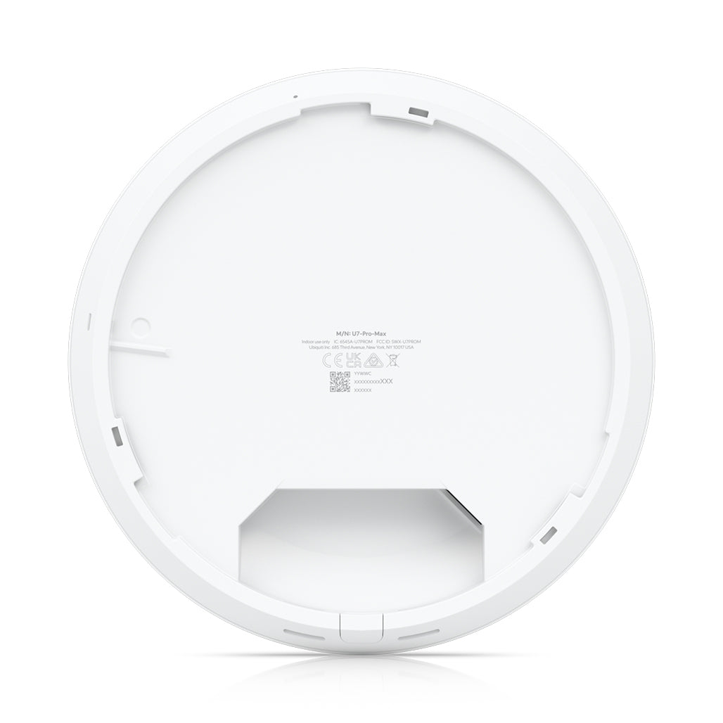 A Photo Of Ubiquiti UniFi U7 Pro Max Tri-Band Wi-Fi 7 Access Point | High-Capacity 2.5GbE PoE+ Mesh System