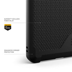 A Photo Of UAG Metropolis LT Galaxy S25 Ultra Case - Kevlar Black