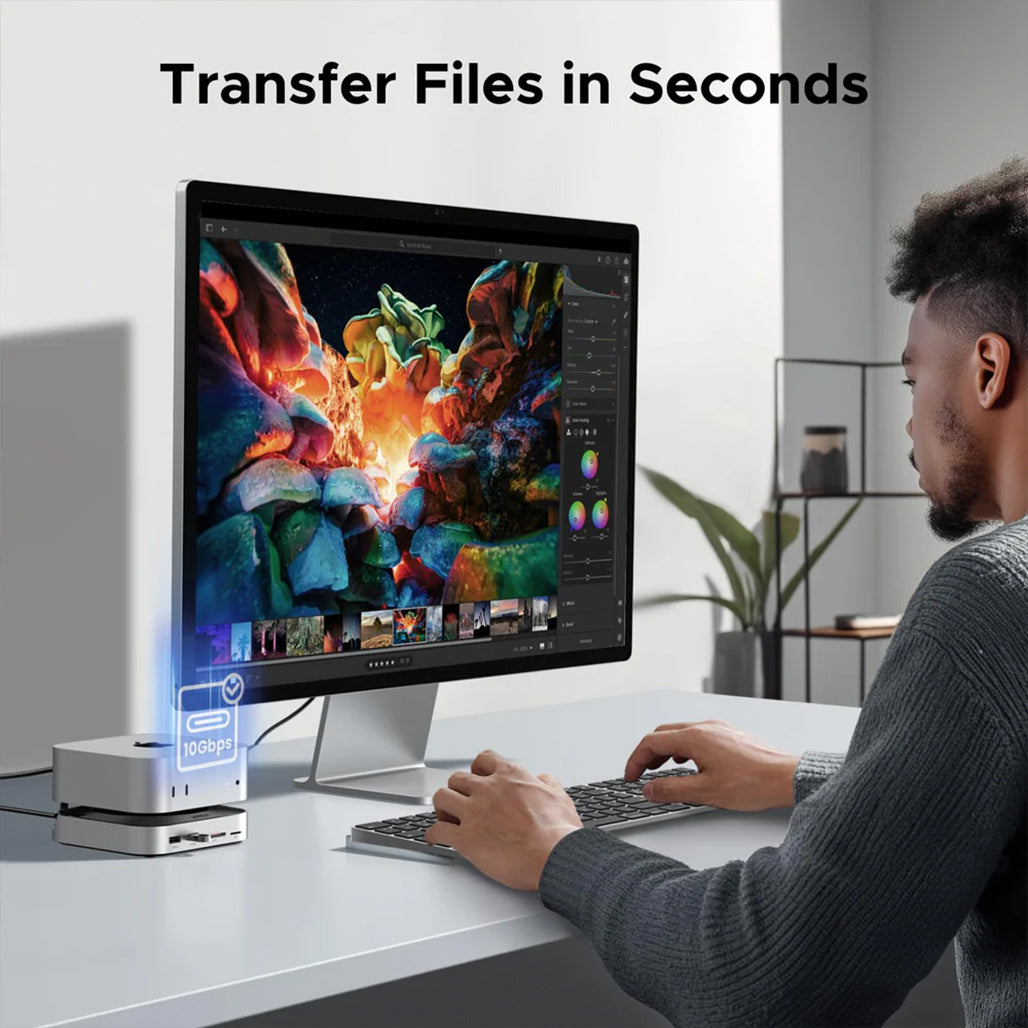 A Photo Of UGREEN Mac Mini M4 Docking Station 11-Port USB-C Hub