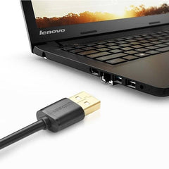 A Photo Of UGREEN USB 2.0 Extension Cable USB-A Male to USB-A Female 2m Black