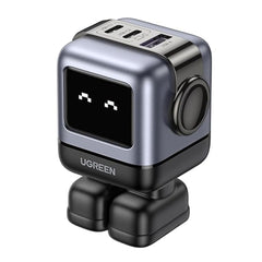 A Photo Of UGREEN Uno 65W GaN USB-C Charger Robot Design 3-Port