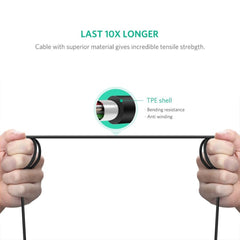 A Photo Of UGREEN USB-C to USB-B Printer Cable 2M – High-Speed, Durable, and Flexible