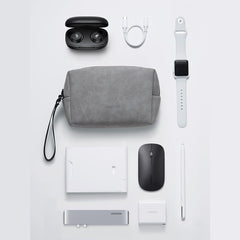 A Photo Of UGREEN Hard Drive Storage Bag – Waterproof PU Leather Travel Organizer for Digital Accessories, Cables, Power Banks, and Gadgets