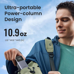 A Photo Of UGREEN Nexode 100W 12000mAh Fast Charging Power Bank with Smart Display – USB-C & USB-A Portable Charger for Laptops, iPhones, Tablets, and More