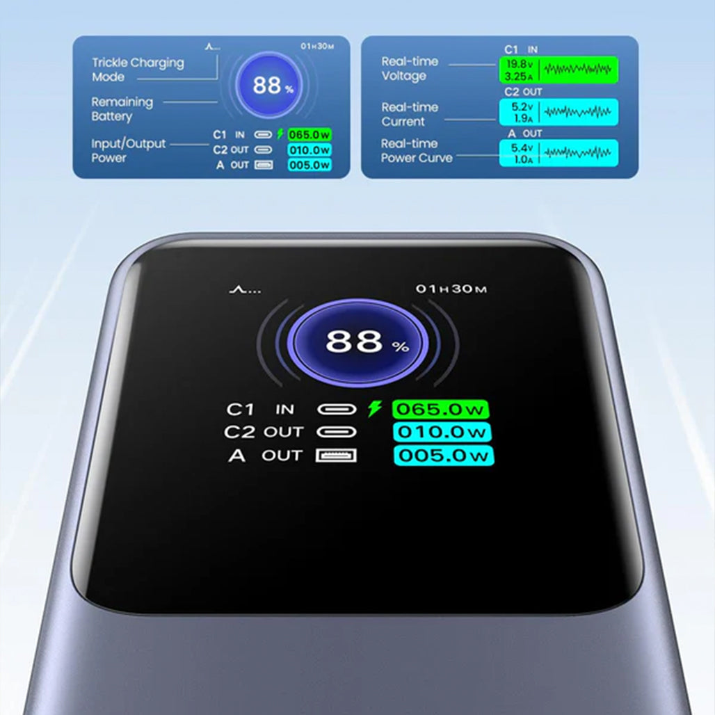 A Photo Of UGREEN Nexode Power Bank 25000mAh 200W – High-Capacity Portable Charger with PD 3.1, Dual USB-C Ports, and Universal Compatibility