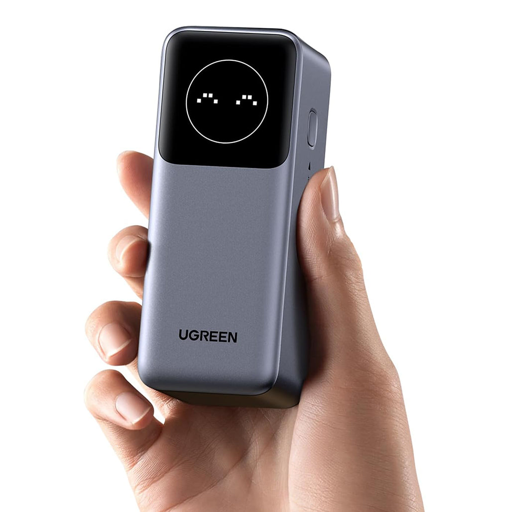 A Photo Of UGREEN Nexode 100W 12000mAh Fast Charging Power Bank with Smart Display – USB-C & USB-A Portable Charger for Laptops, iPhones, Tablets, and More