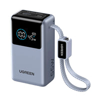 UGREEN Nexode Pro Power Bank 10000mAh - 55W Fast Charging with Built-In USB-C Cable