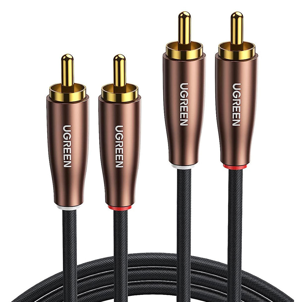 A Photo Of UGreen Male RCA Cable to Male RCA | 2 x RCA to 2 x RCA Audio Stereo Cable