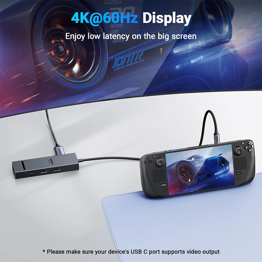 A Photo Of UGREEN Revodok 6-in-1 USB-C Hub with 4K@60Hz HDMI