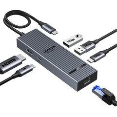 A Photo Of UGREEN Revodok 6-in-1 USB-C Hub with 4K@60Hz HDMI