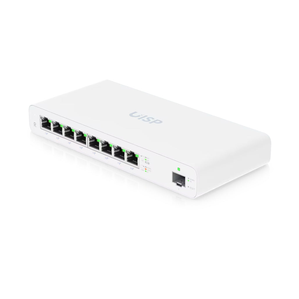 A Photo Of Ubiquity UISP Eight-Port Gigabit PoE Router