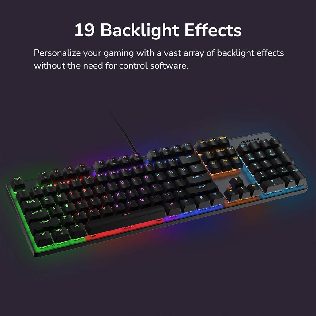 A Photo Of COUGAR ULTIMUS EX Mechanical Gaming Keyboard – Precision and Durability for Competitive Play