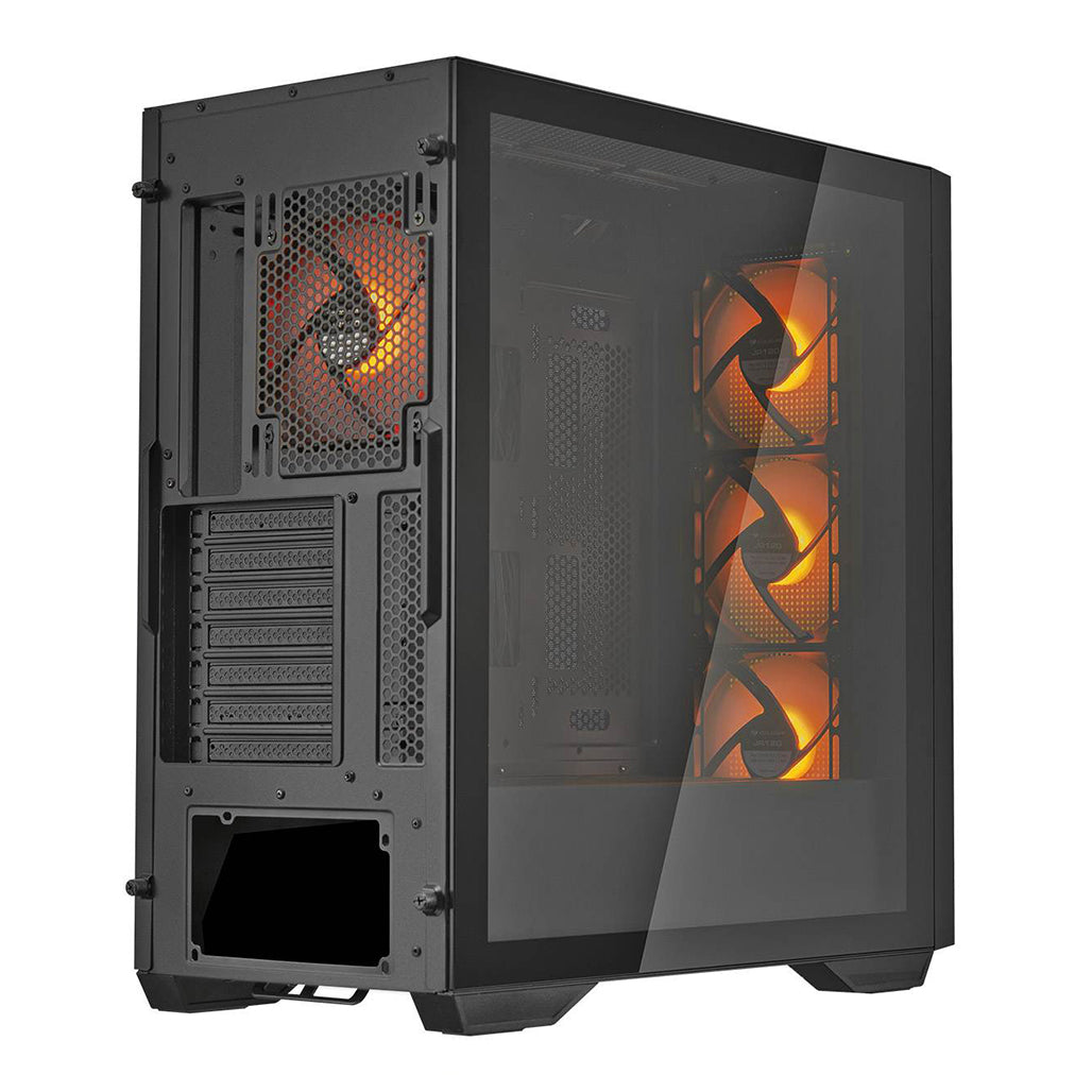 A Photo Of Cougar UNIFACE RGB Mid-Tower Case – Top Performance & Versatile Cooling Options
