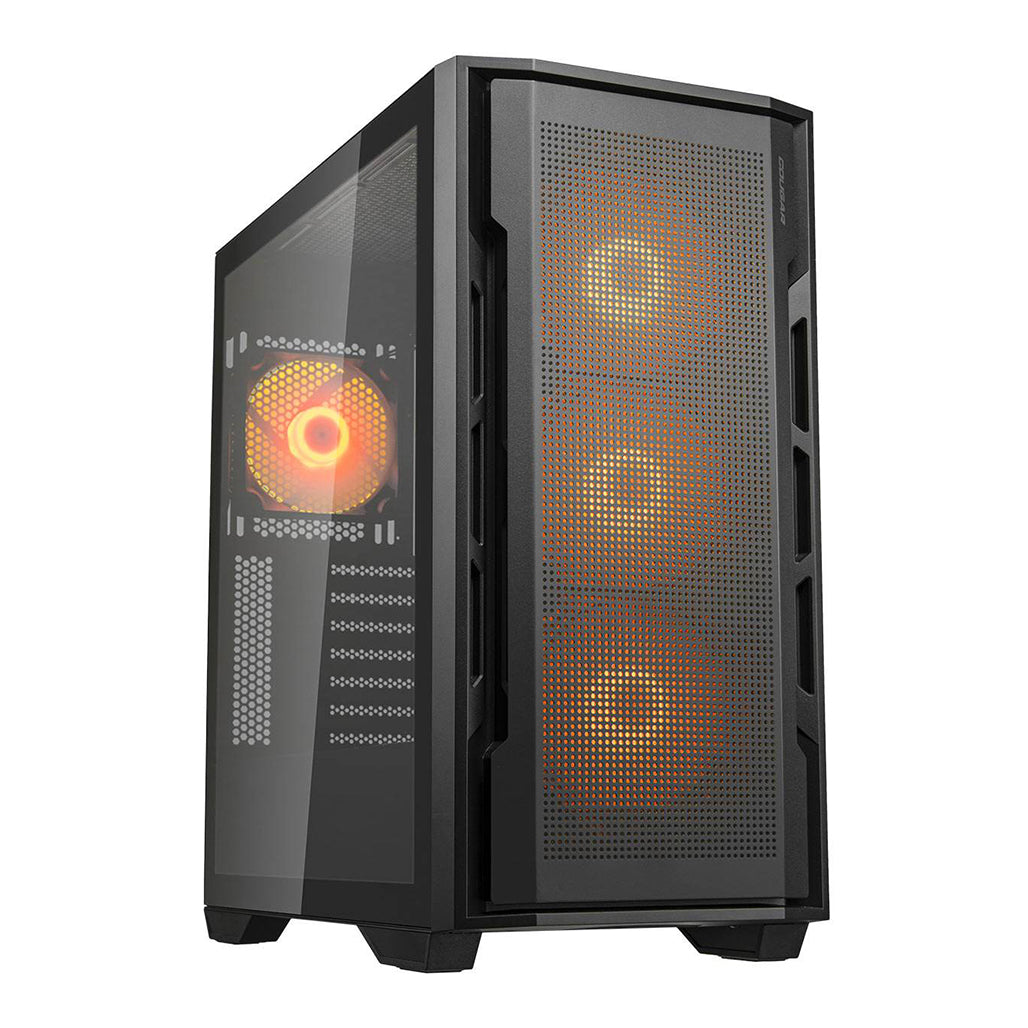 A Photo Of Cougar UNIFACE RGB Mid-Tower Case – Top Performance & Versatile Cooling Options