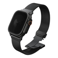 UNIQ Dante Pro Stainless Steel Watch Strap – Adjustable & Durable for 44/45/46/49mm Smartwatches