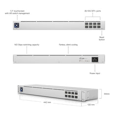A Photo Of Ubiquiti UniFi USW-Aggregation - 8-Port Layer 2 Switch